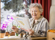 Krant lezen