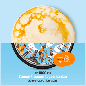 1000km Kom op tegen Kanker pannenkoekendag